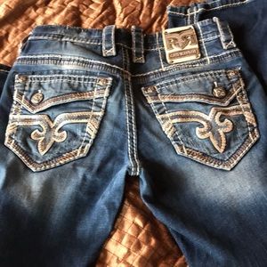 Rock revival work jeans